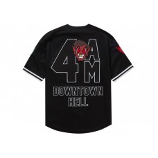 Supreme Mitchell & Ness Downtown Hell Baseball Jersey Black