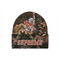 Supreme Mitchell & Ness NCAA Beanie Woodland Camo