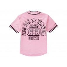 Supreme Mitchell & Ness Satin Baseball Jersey Pink