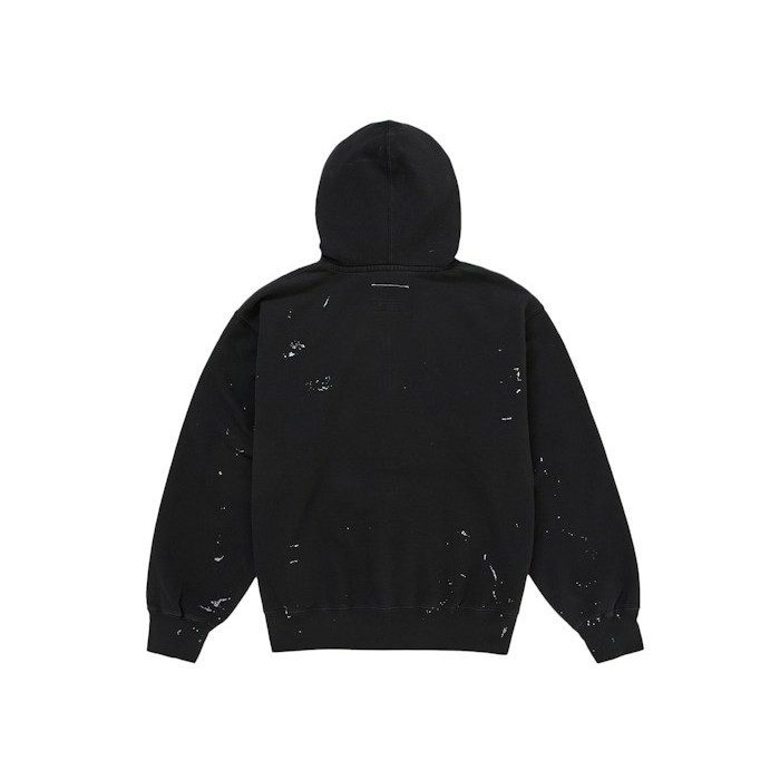Худи Supreme MM6 Maison Margiela Box Logo Zip Up Hooded Sweatshirt Black Худи Supreme MM6 Maison Margiela Box Logo Zip Up Hooded Sweatshirt Black