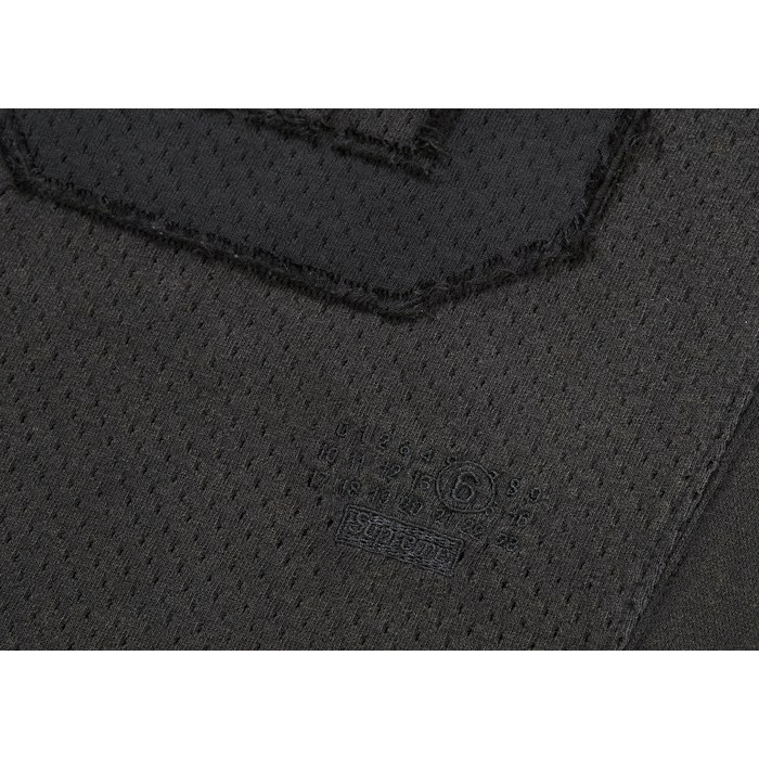 Джерси Supreme MM6 Maison Margiela Cotton Football Jersey Black Джерси Supreme MM6 Maison Margiela Cotton Football Jersey Black