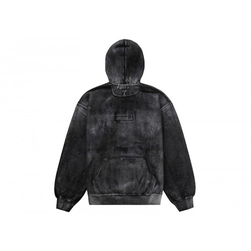 Оригинальный шмот Supreme MM6 Maison Margiela Foil Box Logo Hooded Sweatshirt Black