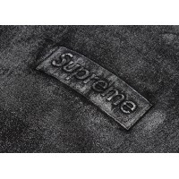 Supreme MM6 Maison Margiela Foil Box Logo Hooded Sweatshirt Black