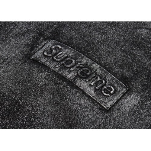Оригинальный шмот Supreme MM6 Maison Margiela Foil Box Logo Hooded Sweatshirt Black