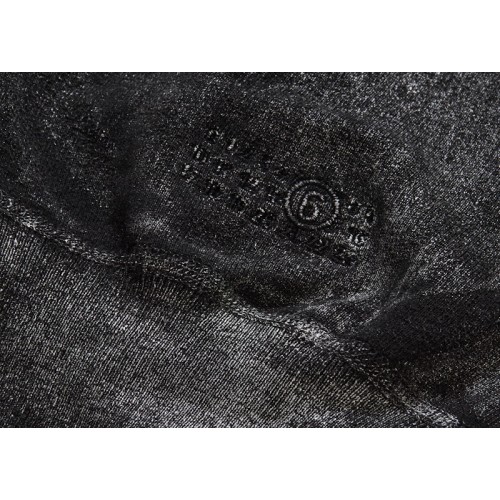 Оригинальный шмот Supreme MM6 Maison Margiela Foil Box Logo Hooded Sweatshirt Black