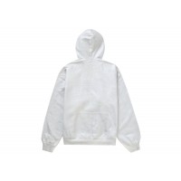 Supreme MM6 Maison Margiela Foil Box Logo Hooded Sweatshirt White