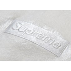 Supreme MM6 Maison Margiela Foil Box Logo Hooded Sweatshirt White