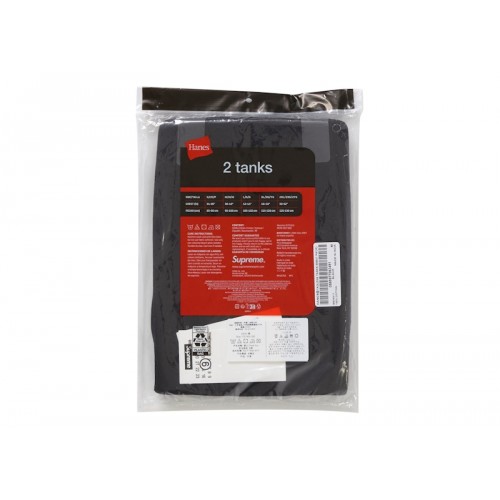 Оригинальный шмот Supreme MM6 Maison Margiela Hanes Tagless Tank Top (2 Pack) Black