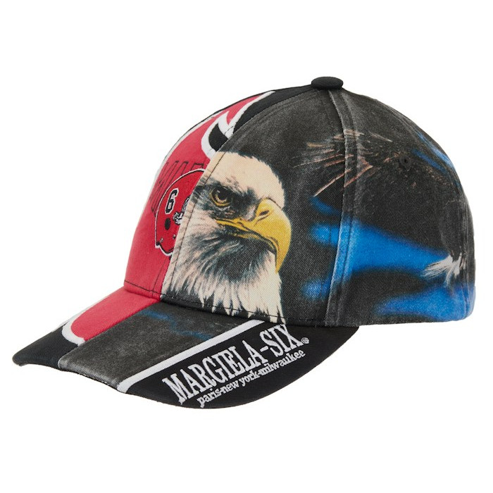 Кепка Supreme MM6 Maison Margiela Split 6-Panel Black Кепка Supreme MM6 Maison Margiela Split 6-Panel Black