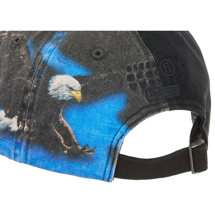 Кепка Supreme MM6 Maison Margiela Split 6-Panel Black Кепка Supreme MM6 Maison Margiela Split 6-Panel Black