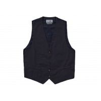 Supreme MM6 Maison Margiela Washed Cotton Suit Vest Navy