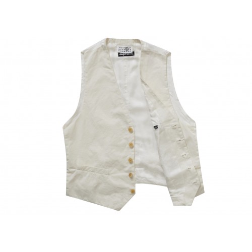 Оригинальный шмот Supreme MM6 Maison Margiela Washed Cotton Suit Vest Cream