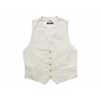 Supreme MM6 Maison Margiela Washed Cotton Suit Vest Cream