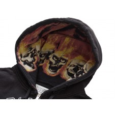 Supreme MM6 Maison Margiela Zip Up Hooded Sweatshirt Black