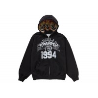 Supreme MM6 Maison Margiela Zip Up Hooded Sweatshirt Black