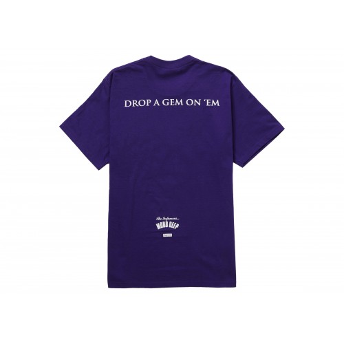 Оригинальный шмот Supreme Mobb Deep Dragon Tee Purple - 70см