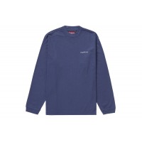 Supreme Mock Neck L/S Top (FW23) Navy