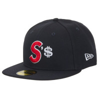 Supreme Money S Logo New Era 59Fifty Fitted Cap Navy