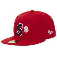 Supreme Money S Logo New Era 59Fifty Fitted Cap Red