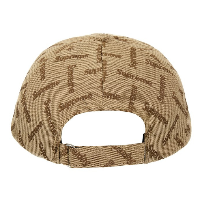 Кепка Supreme Monogram Jacquard 6-Panel Brown Кепка Supreme Monogram Jacquard 6-Panel Brown