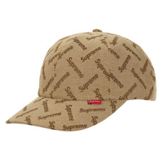 Supreme Monogram Jacquard 6-Panel Brown
