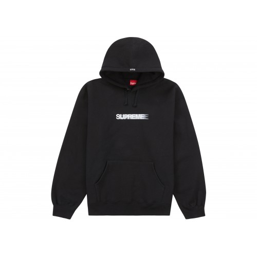 Оригинальный шмот Supreme Motion Logo Hooded Sweatshirt (SS23) Black - 70см