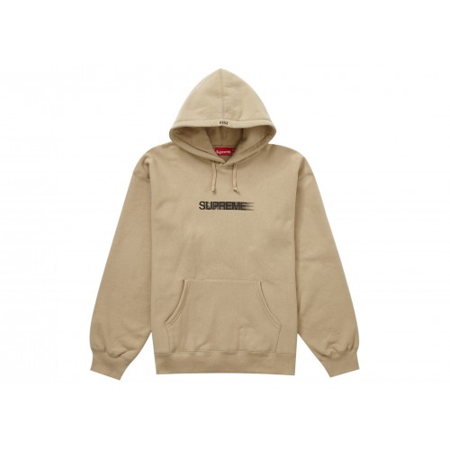 Оригинальный шмот Supreme Motion Logo Hooded Sweatshirt (SS23) Dark Tan