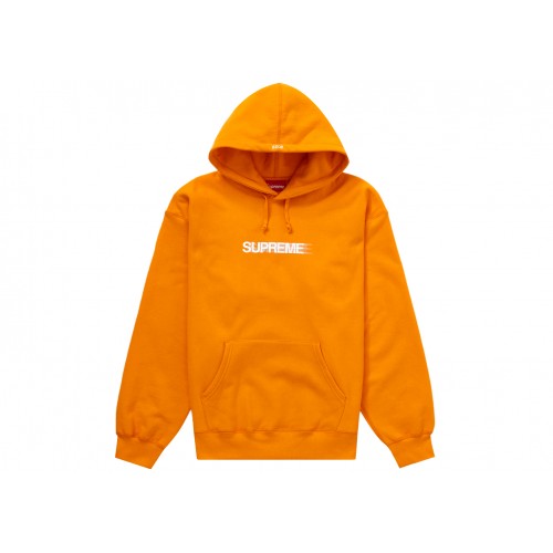 Оригинальный шмот Supreme Motion Logo Hooded Sweatshirt (SS23) Orange - 70см