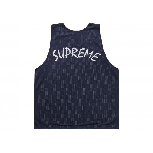 Оригинальный шмот Supreme Mustang Reversible Basketball Jersey Navy - 70см