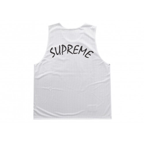 Оригинальный шмот Supreme Mustang Reversible Basketball Jersey White - 70см