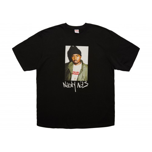 Оригинальный шмот Supreme Nas Tee Black