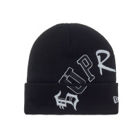 Supreme New Era Arc Beanie Black