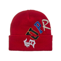 Supreme New Era Arc Beanie Red