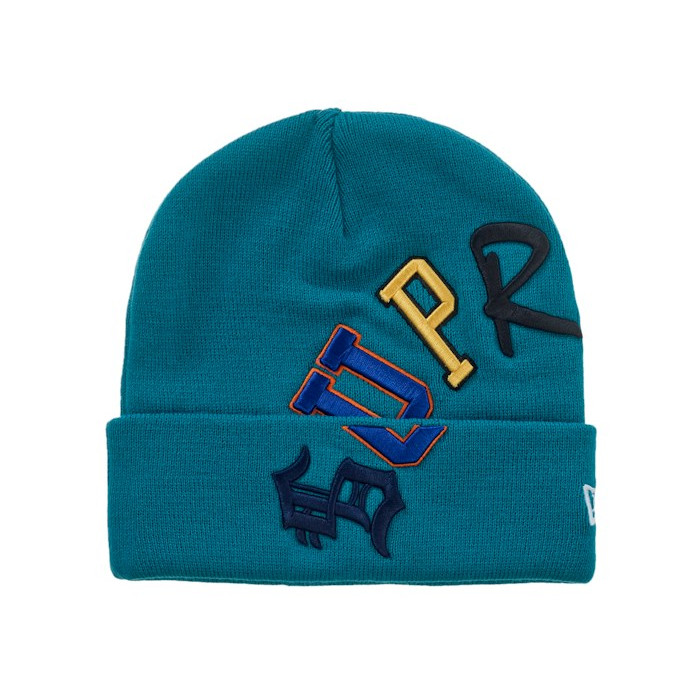 Шапка Supreme New Era Arc Beanie Teal Шапка Supreme New Era Arc Beanie Teal