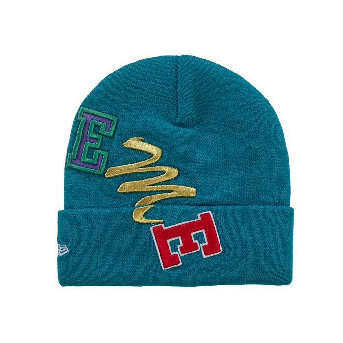 Шапка Supreme New Era Arc Beanie Teal Шапка Supreme New Era Arc Beanie Teal