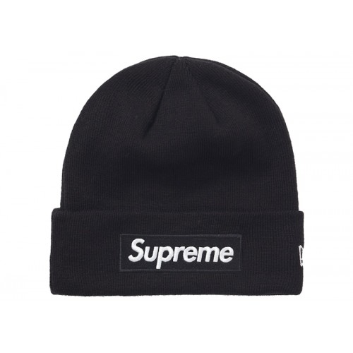 Supreme New Era Box Logo Beanie (FW21) Black