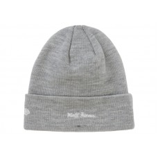 Supreme New Era Box Logo Beanie (FW22) Heather Grey