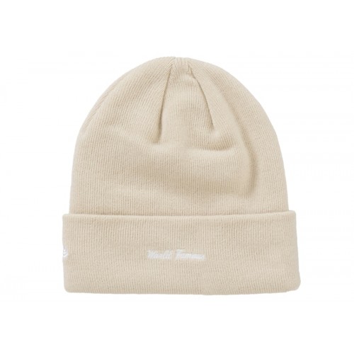 Supreme New Era Box Logo Beanie (FW24) Stone