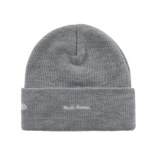 Supreme New Era Box Logo Beanie (FW25) Heather Grey