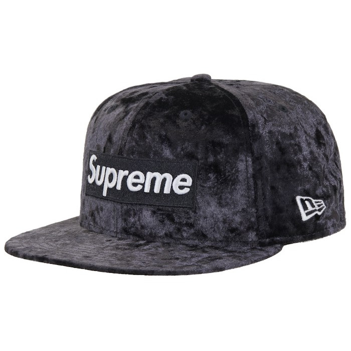 Кепка Supreme New Era Crushed Velvet Box Logo 59Fifty Fitted Hat Dark Navy Кепка Supreme New Era Crushed Velvet Box Logo 59Fifty Fitted Hat Dark Navy
