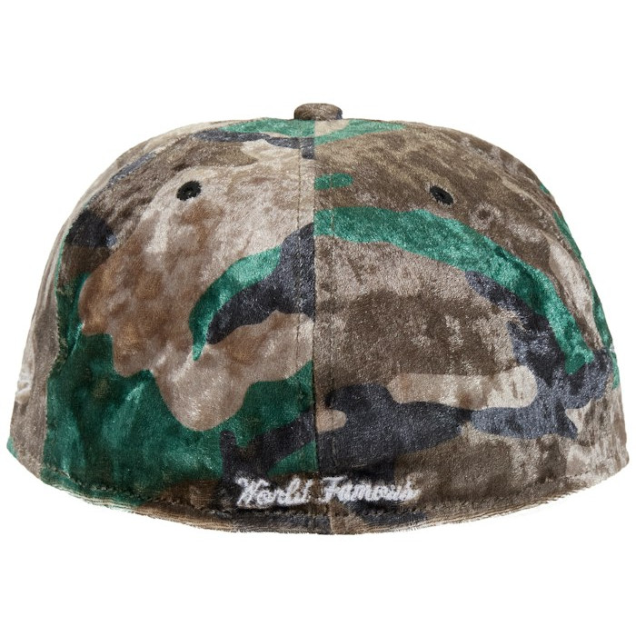 Кепка Supreme New Era Crushed Velvet Box Logo 59Fifty Fitted Hat Woodland Camo Кепка Supreme New Era Crushed Velvet Box Logo 59Fifty Fitted Hat Woodland Camo