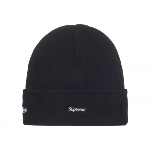Supreme New Era Old English Beanie Black