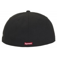 Supreme New Era Reaper S Logo 59Fifty Fitted Hat Black