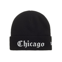 Supreme New Era Shop Chicago Beanie Black