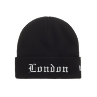 Supreme New Era Shop London Beanie Black