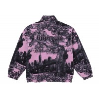 Supreme New York Fleece Jacket Pink