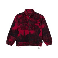 Supreme New York Fleece Jacket Red