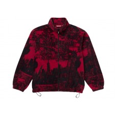 Supreme New York Fleece Jacket Red