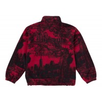 Supreme New York Fleece Jacket Red