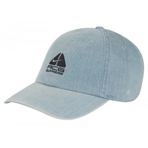 Supreme Nike ACG Denim 6-Panel Washed Blue